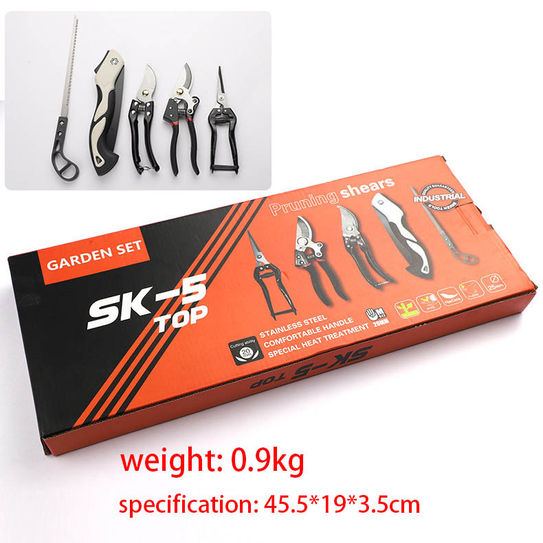 Bonsai Saw Folding - 5-Piece Gardening Tool Kit Folding Hand