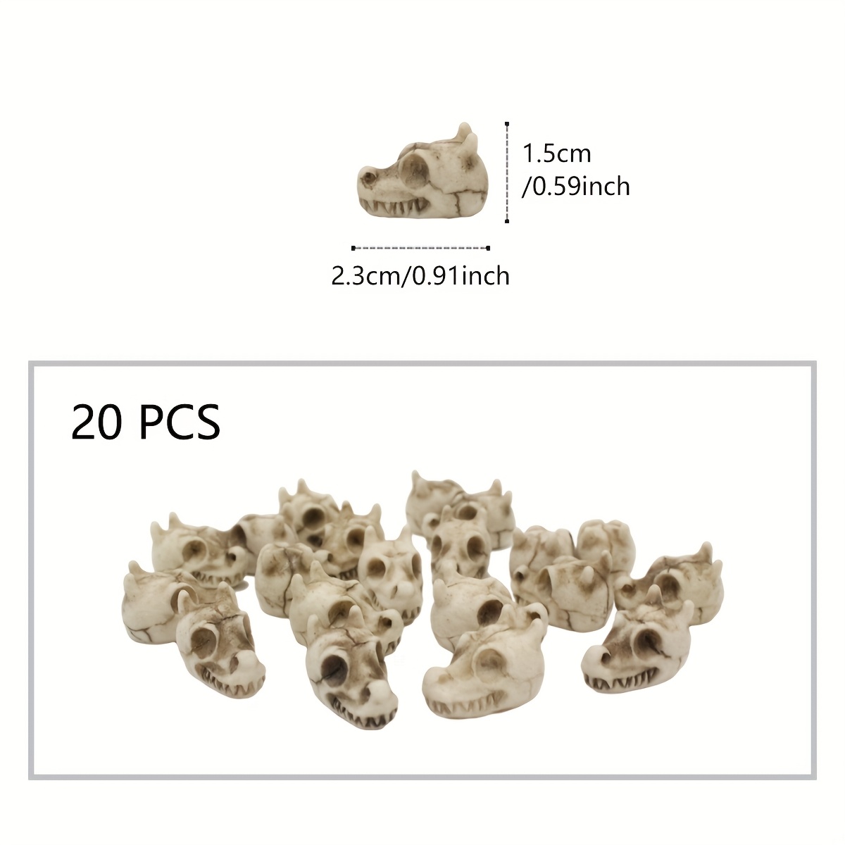 20pcs Dragon Head Skull Bonsai - đánh giá và giá Bonsai Garden World