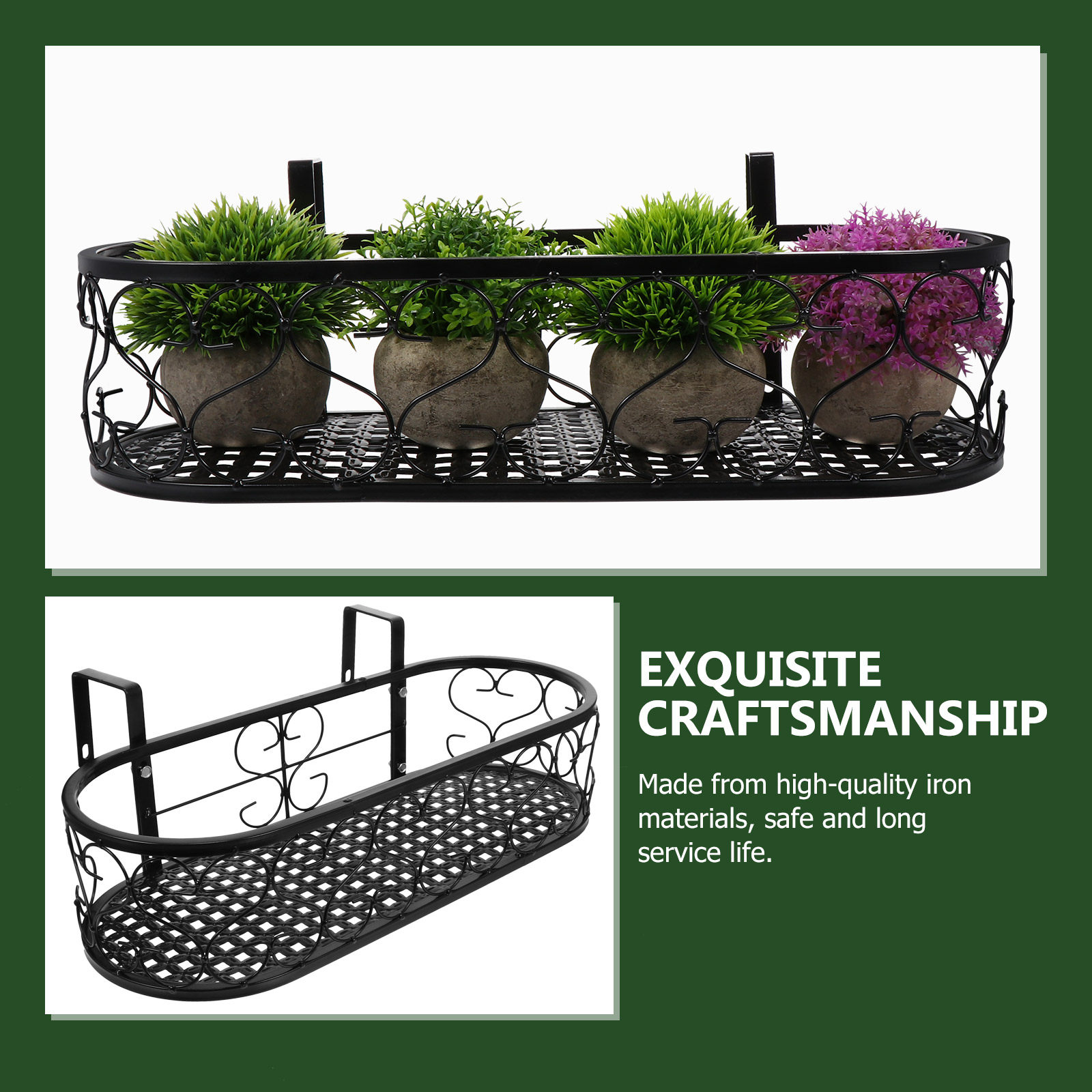 1Pcs Rustproof Iron Hanging Fl - đánh giá và giá Bonsai Garden Display Stands