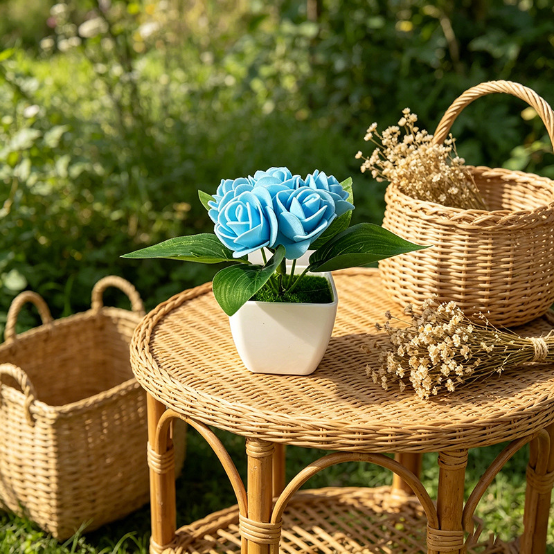 4pcs artificial 6 roses simula - đánh giá và giá Bonsai Garden Shop