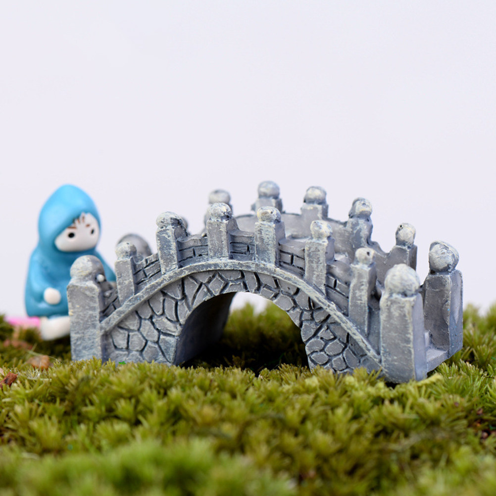 Bridge Resin Miniature Garden  - đánh giá và giá Bonsai Garden World