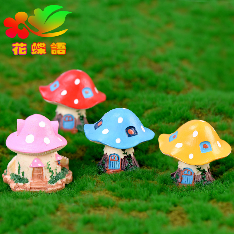 Colorful Garden Mushroom House - đánh giá và giá Bonsai Garden World