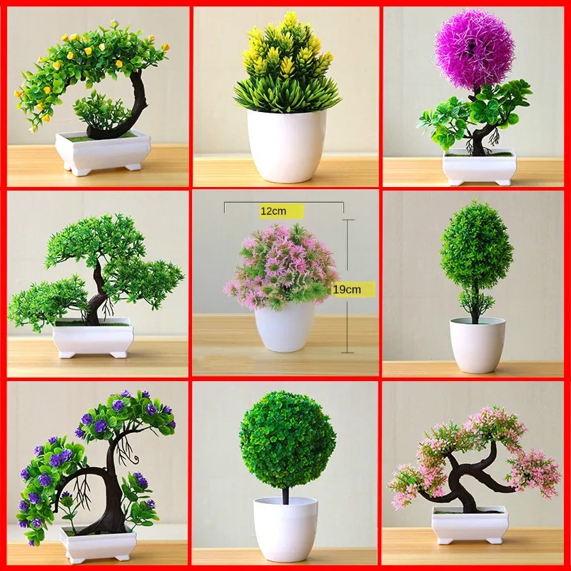 Artificial Small Tree Potted P - đánh giá và giá Bonsai Garden Ideas