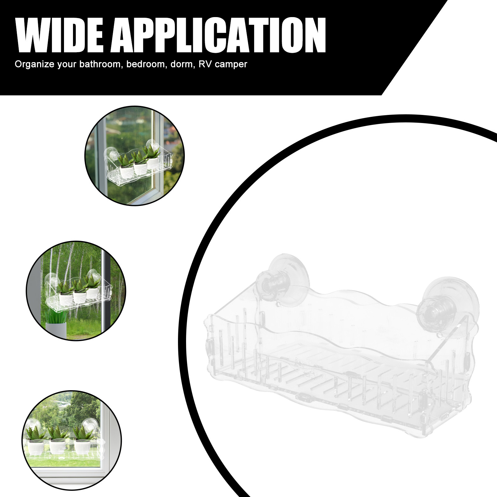 Suction Cup Plant Shelf Acryli - đánh giá và giá Us Bonsai Garden