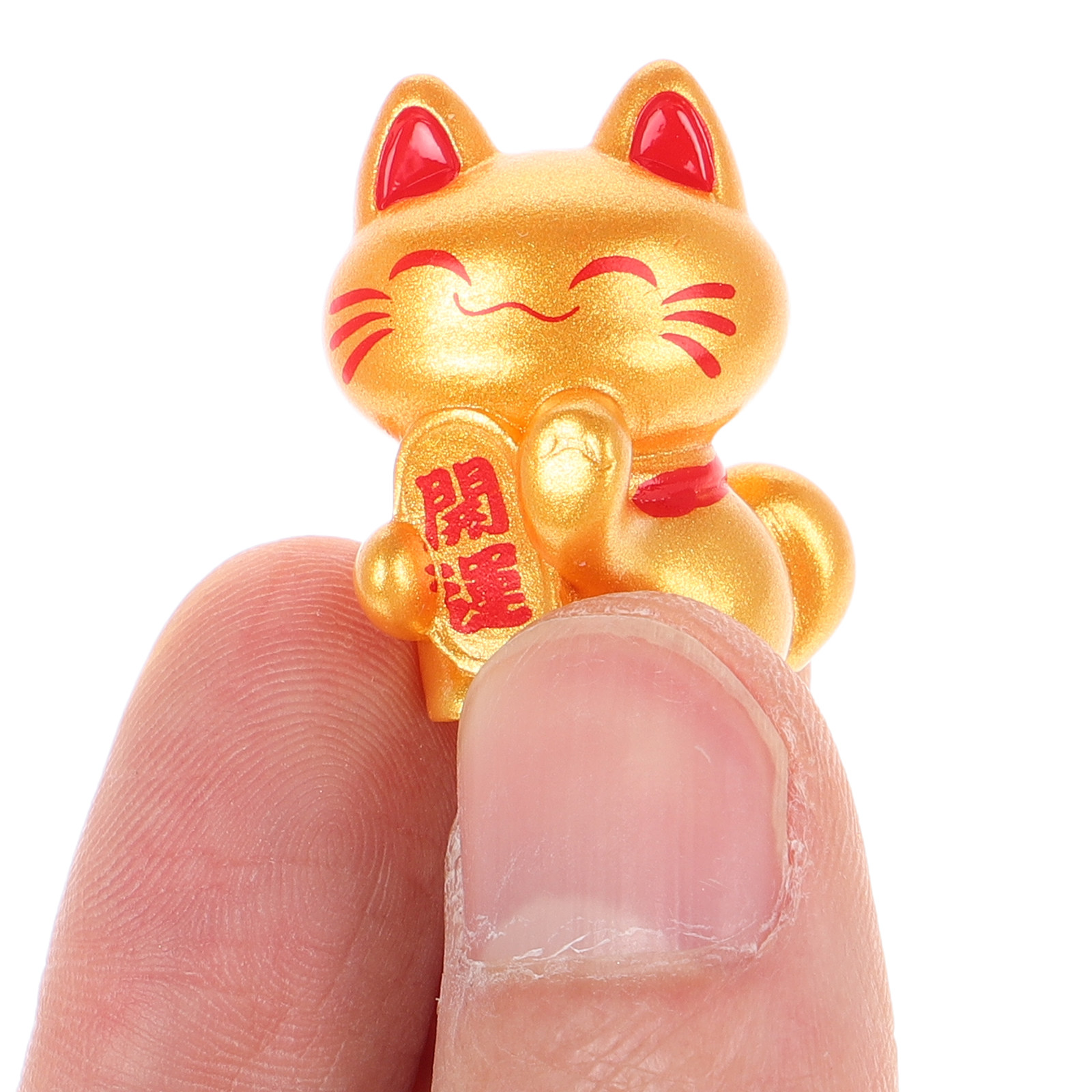 9Pcs Mini Luck Cat Statue Resi - đánh giá và giá Bonsai Garden Shop
